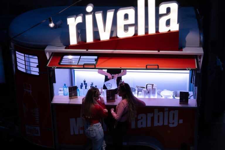 Rivella Stand am Off Shore Festival in Aarau